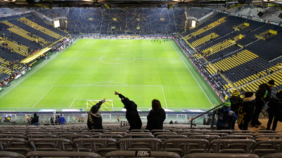 Kocher Elektrotechnik Dortmund beim Stadionbesuch BVB im Westfalenstadion